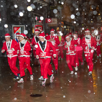 santa, run